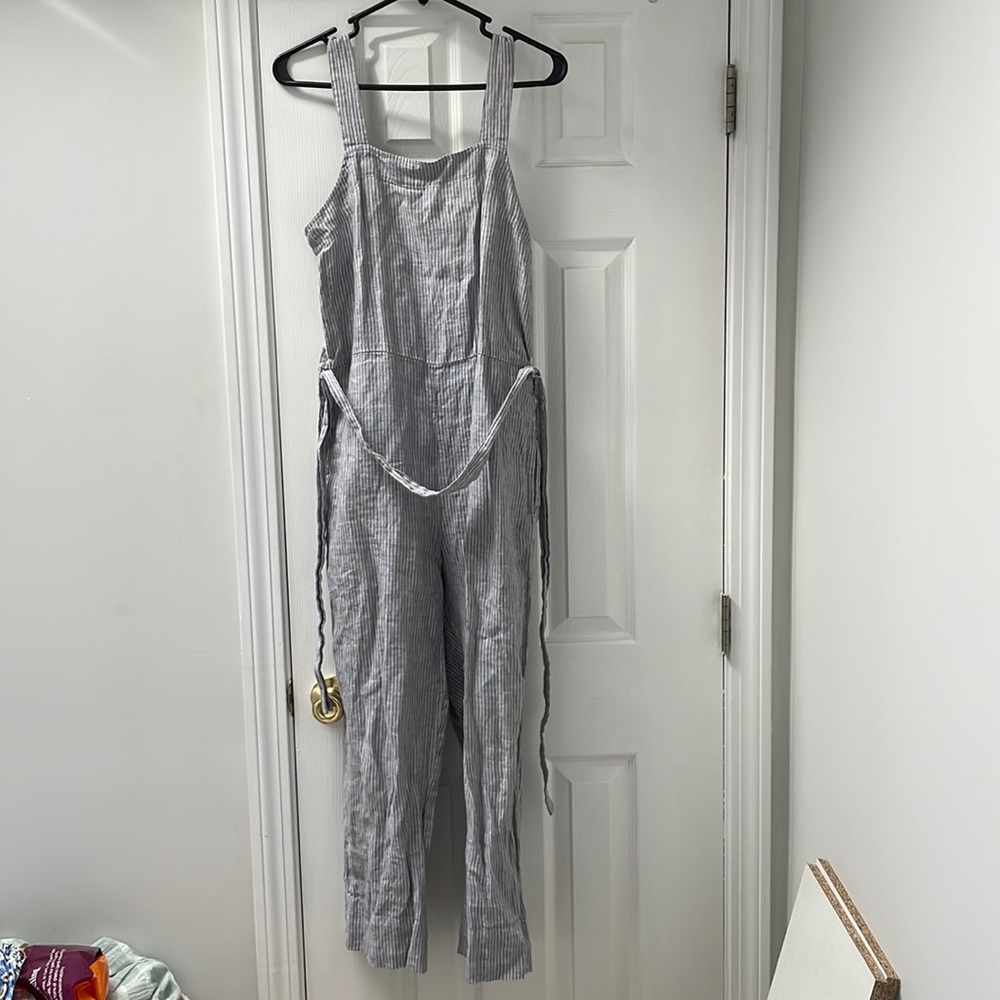 Everlane linen jumpsuit